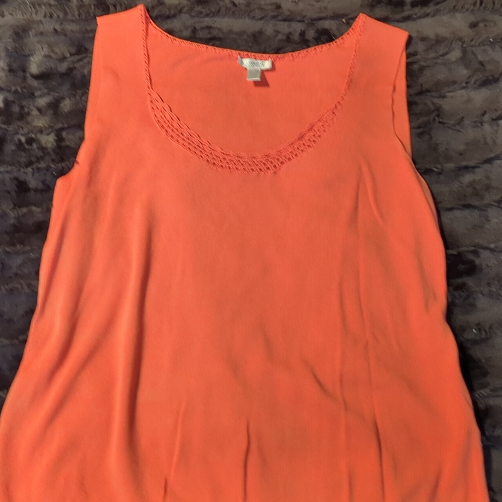 This is a knitted tank top by Conrad c. Collection size is extra large.
